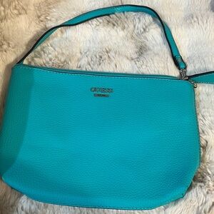 Guess Aqua Blue Shoulder Bag